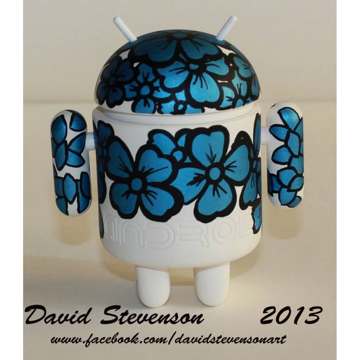 Flower android- blue