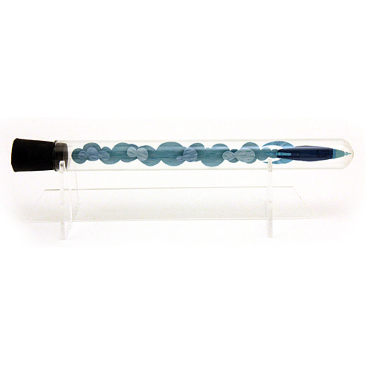 SPACE SHIP IN A BOTTLE - BLUE by Jared Andrew Schorr