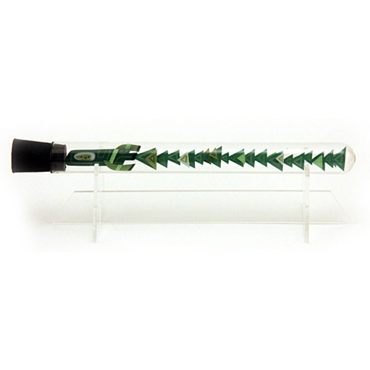 SPACE SHIP IN A BOTTLE - GREEN by Jared Andrew Schorr