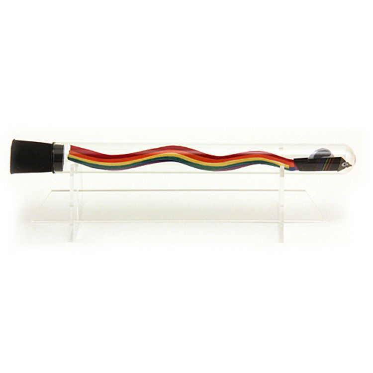 SPACE SHIP IN A BOTTLE - RAINBOW by Jared Andrew Schorr