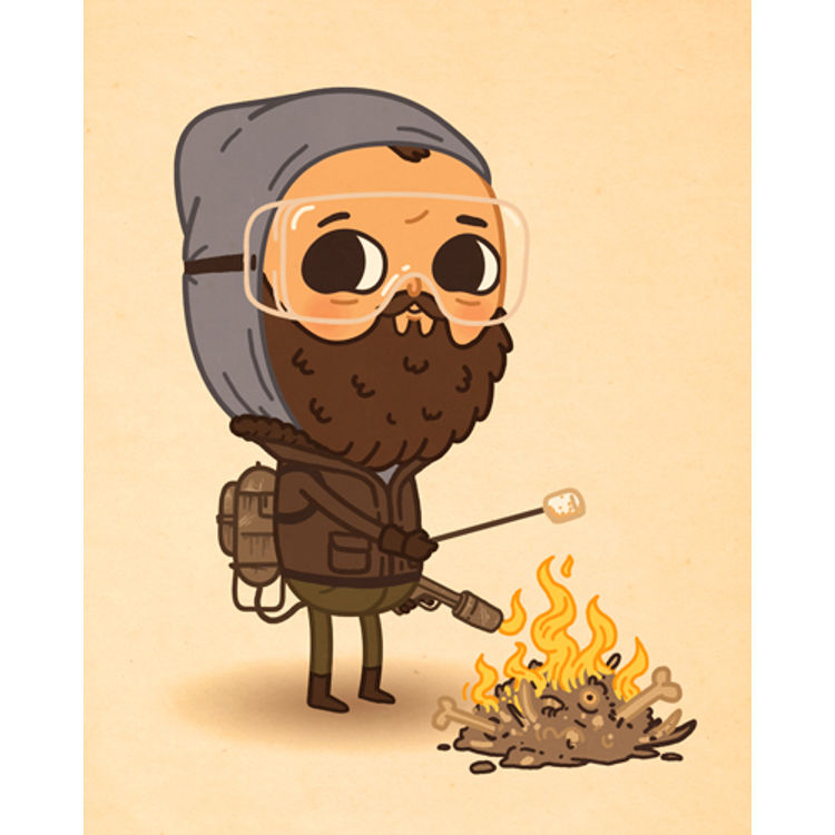 Roasting Marshmallows by Mike Mitchell