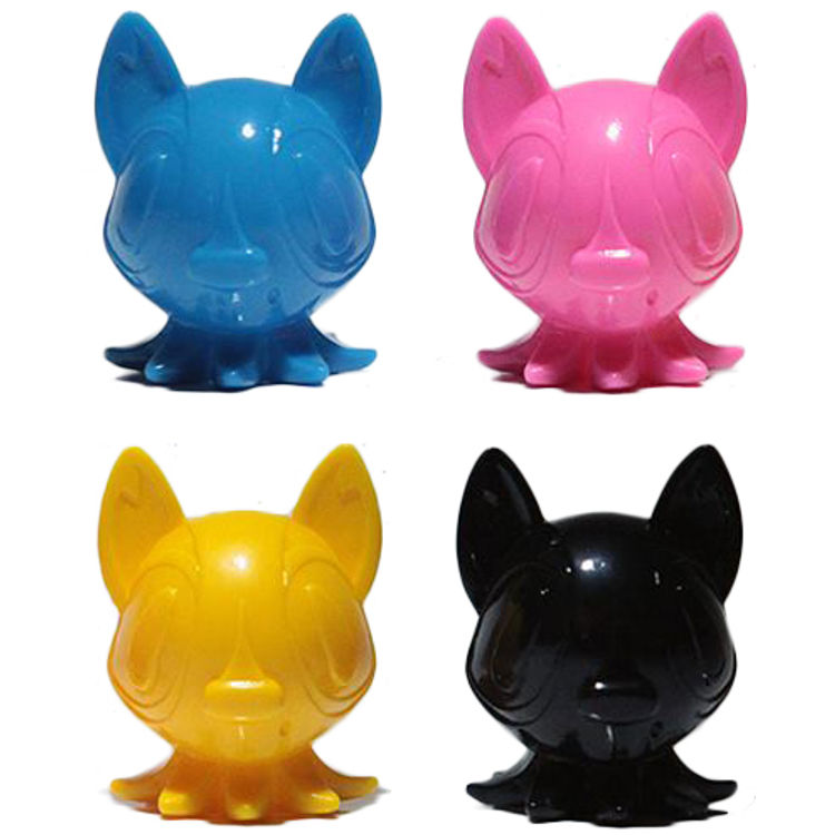 Octopups - CMYK 4 Pack by Nathan Hamill