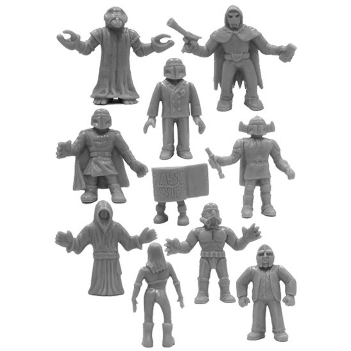 S.U.C.K.L.E. - Prototype Grey (10 Figure Set)