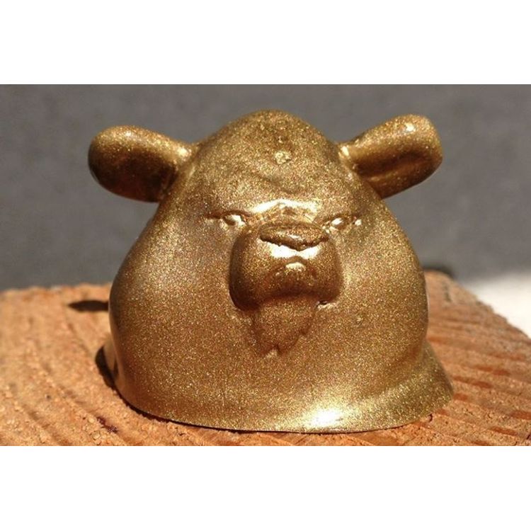 Panda King Head - Gold test pull by Woes (Aaron Martin)