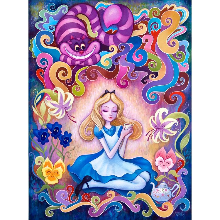 Afternoon tea in Wonderland - Print by Jeremiah Ketner