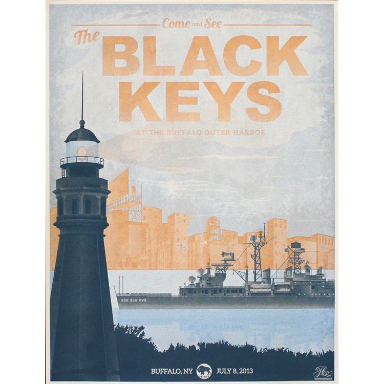 The Black Keys – Buffalo, NY 2013 by Hero Design