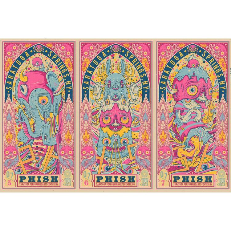 Phish – Saratoga Springs, NY 2013 by Drew Millward