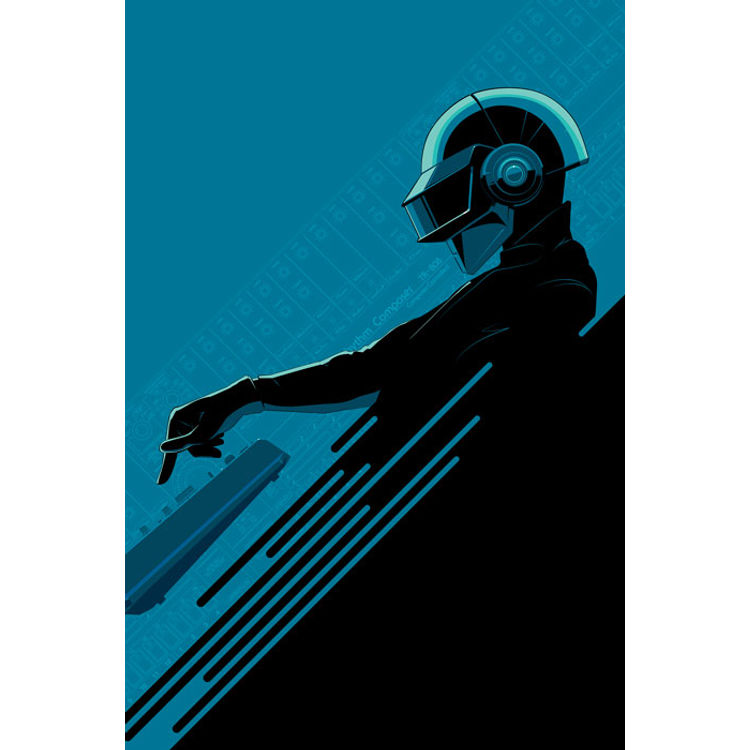 Daft Roots - Blue by Craig Drake