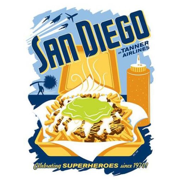 Tanner Airlines - San Diego (SDCC Variant) by Eric Tan