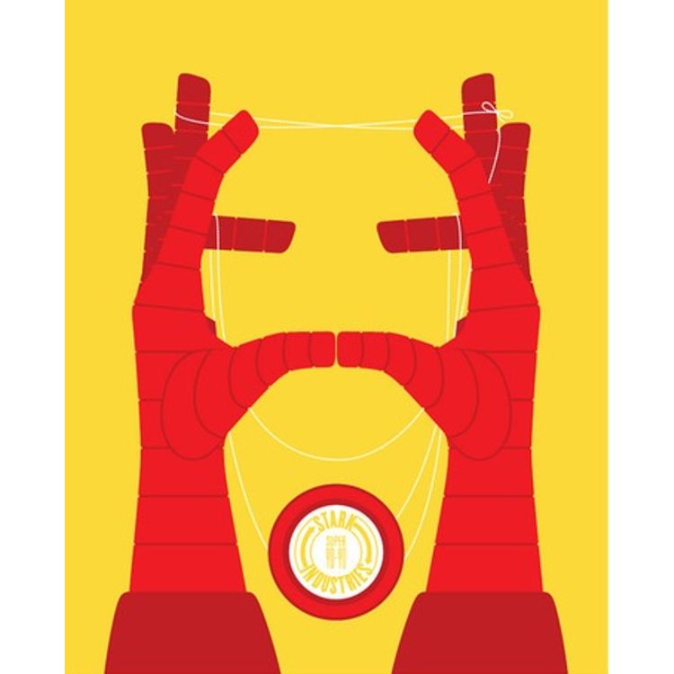Iron Man on the Flying Trapeze by Bruce Yan