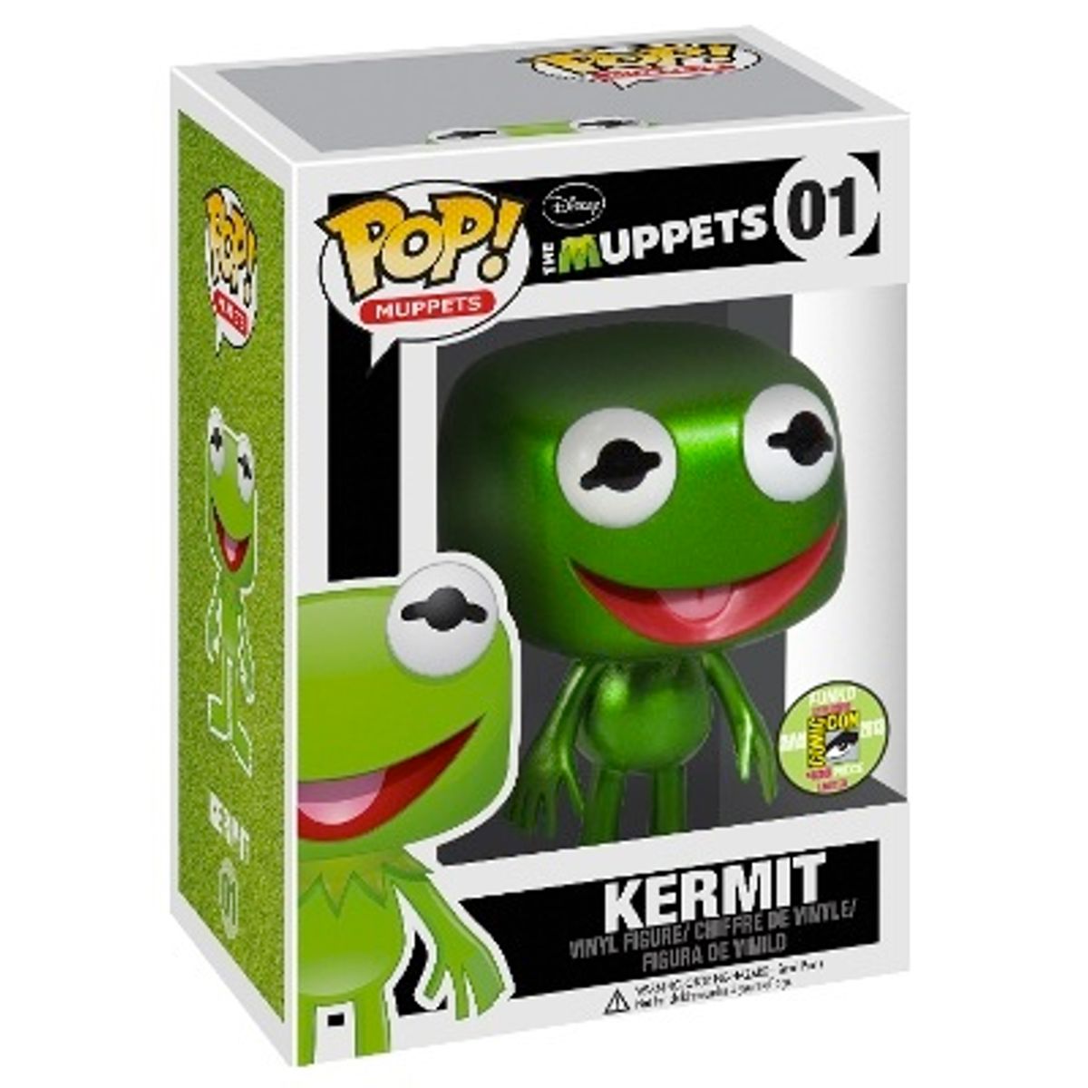 SDCC Metallic Kermit the Frog : The Muppets [01]