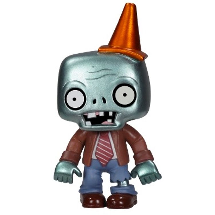 SDCC Metallic Conehead Zombie : Plants vs Zombies [05] by EA (Electronic Arts)