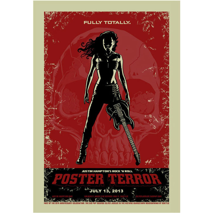 Poster Terror by Justin Hampton