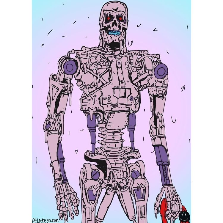 T-800 ENDOSKELE’GRIME by Deladeso