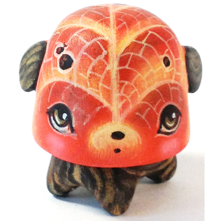 Leaf Pup Red - no.3 by 64 Colors