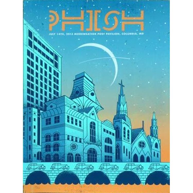 Phish – Columbia, MD 2013 (Night) by Doe Eyed Design