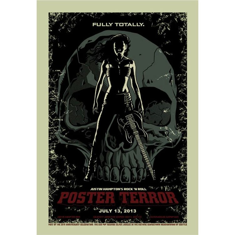 Poster Terror by Justin Hampton
