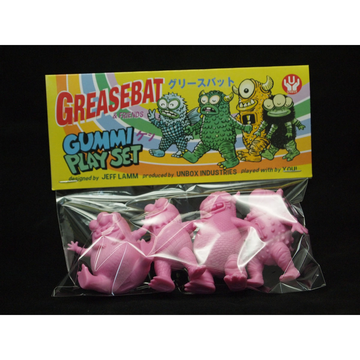 Greasebat Gummi Play Set - Pink