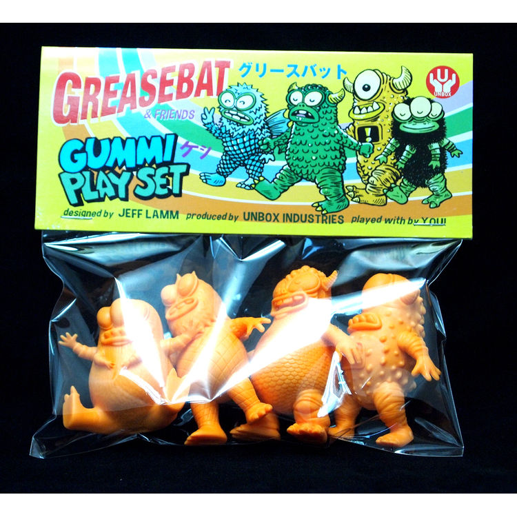 Greasebat Gummi Play Set - Orange by Jeff Lamm