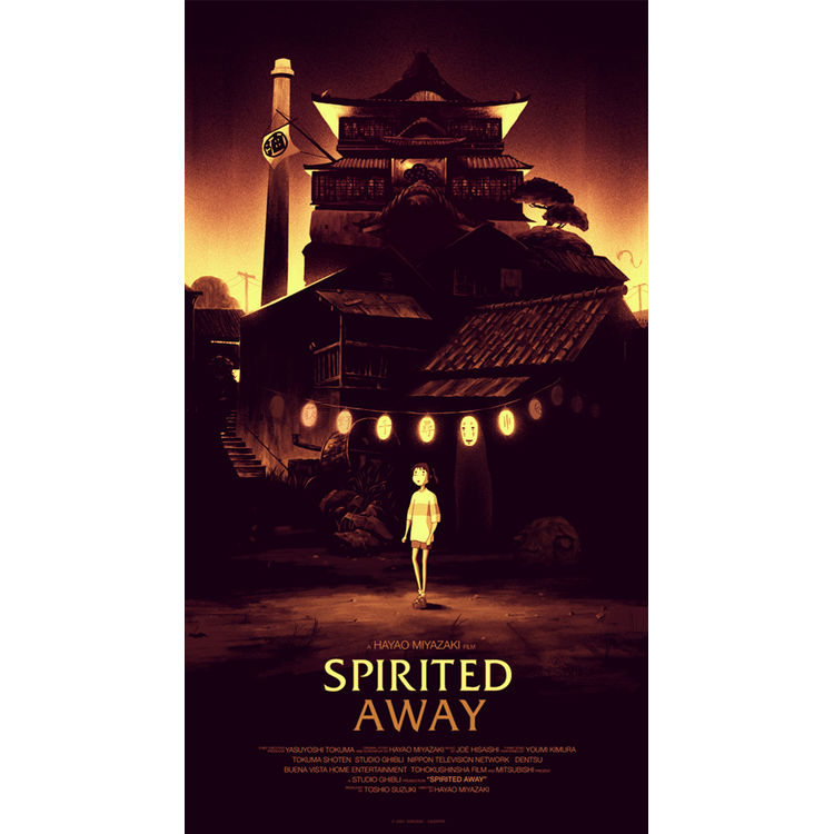 Spirited Away by Olly Moss