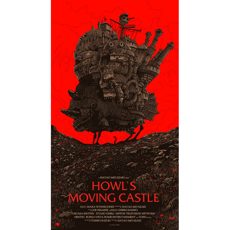 Howl's Moving Castle by Olly Moss