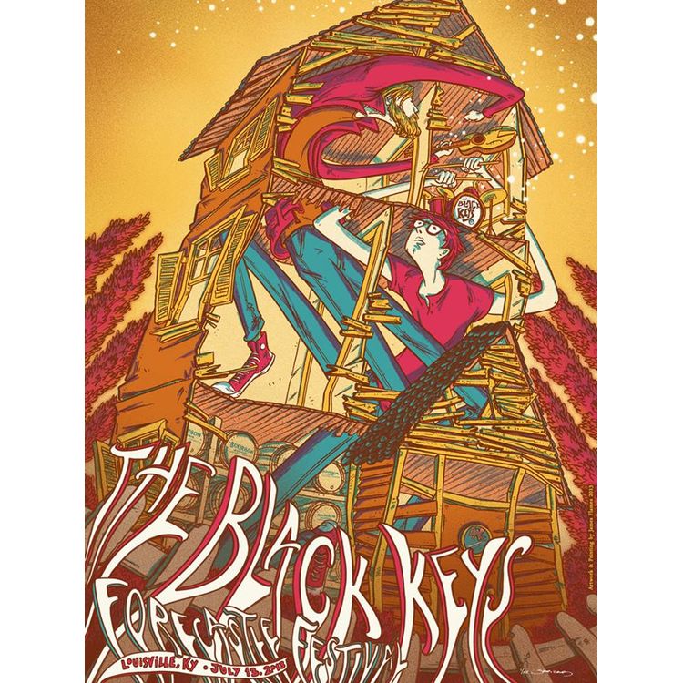 The Black Keys – Louisville, KY 2013 by James Flames