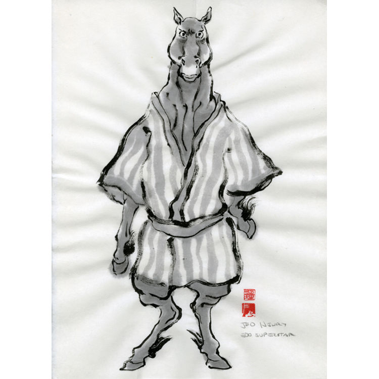 Horse Front View by Jed Henry