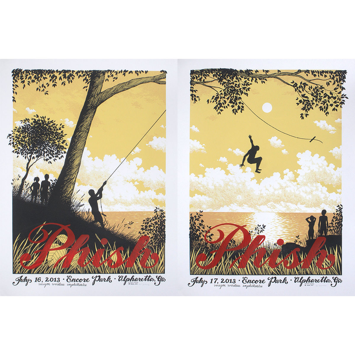 Phish - Alphaetta GA, 2013 (Diptych)