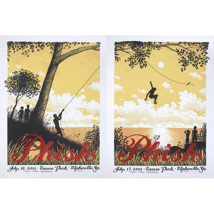 Phish - Alphaetta GA, 2013 (Diptych) by Justin Santora