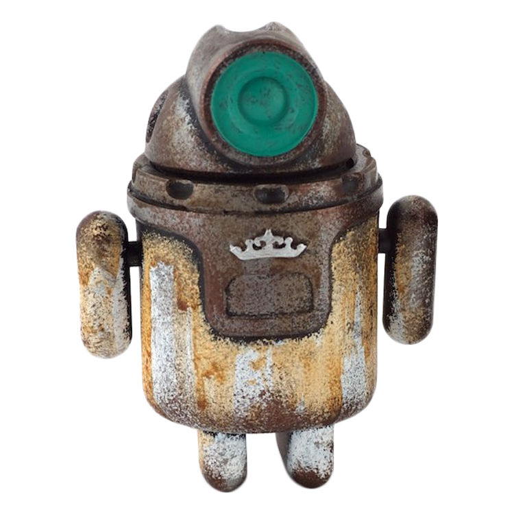 Reclamation Drones - White (One Eyed) by Cris Rose