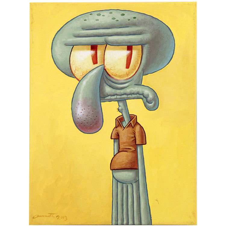 Sqidward Scowl by Peter Bennett