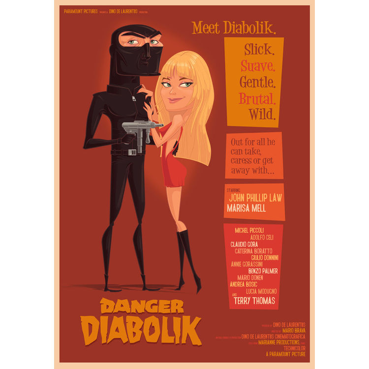 Diabolik! - Variant by James Gilleard
