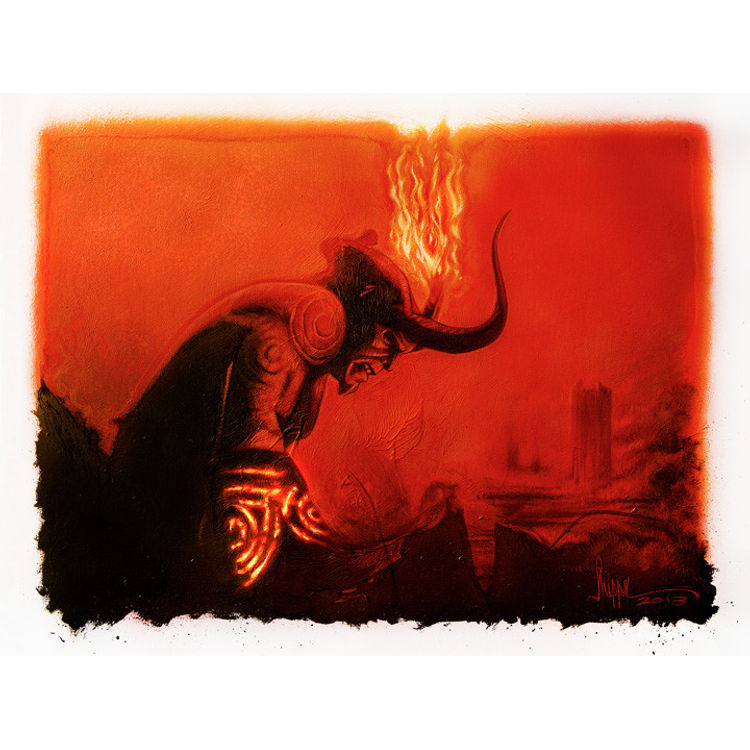 And Upon His Brow is Set a Crown of Flame by Paul Shipper