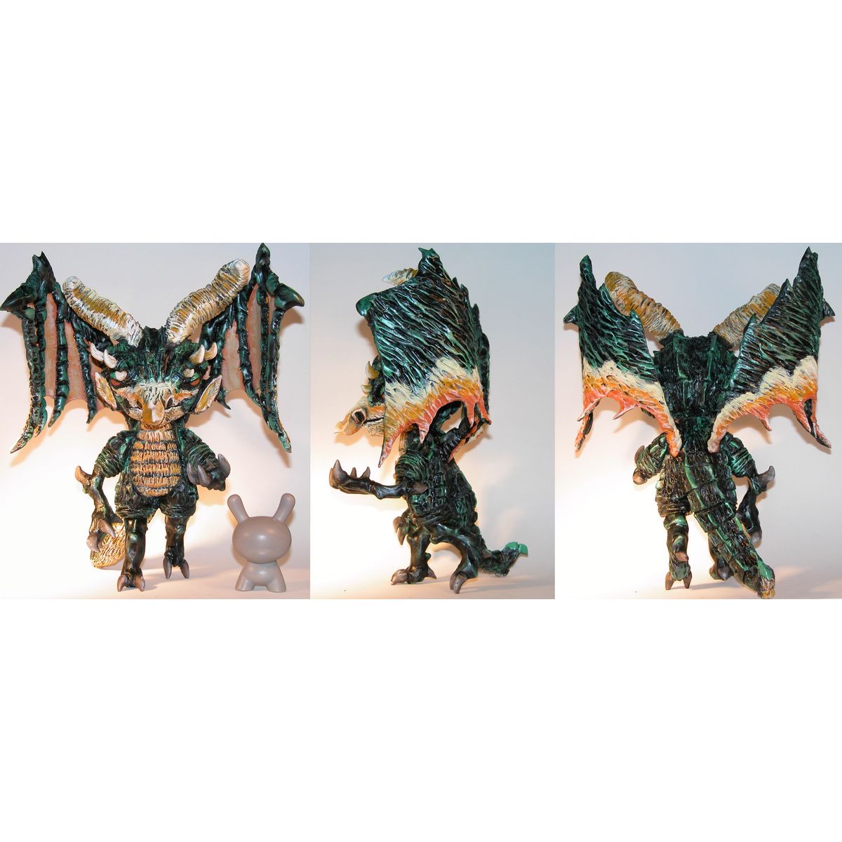 Emerald Dragon mini Munny.