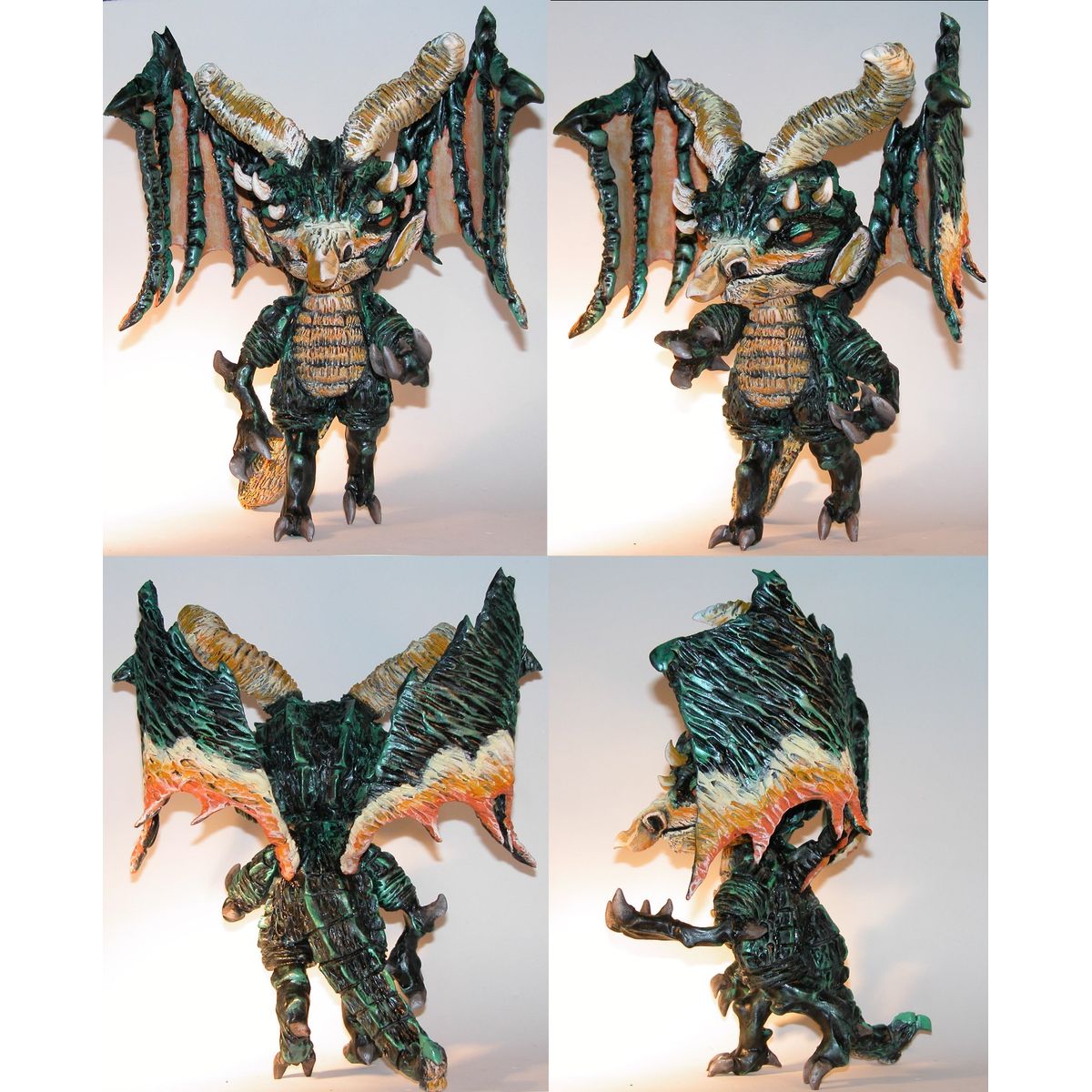 Emerald Dragon mini Munny.