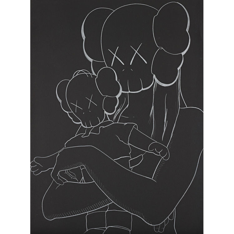 Homer and Liz by Kaws (Brian Donnelly)