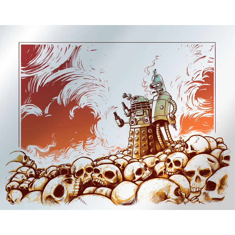Exterminate All Humans! (Variant) by Eric Hancock