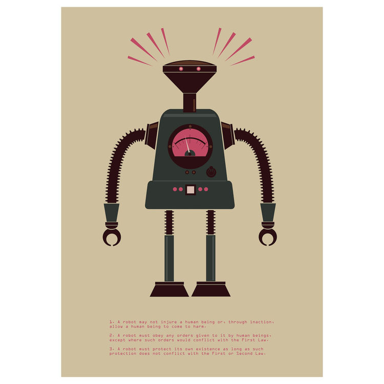 The Laws of Robotics 4 by James Gilleard
