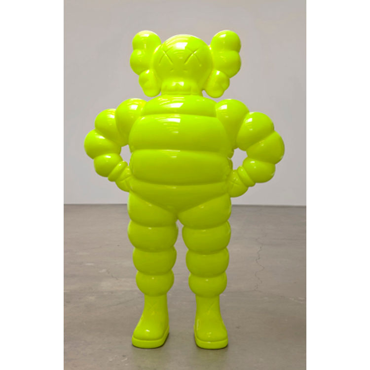 Yellow Chum - 7.5ft by Kaws (Brian Donnelly)