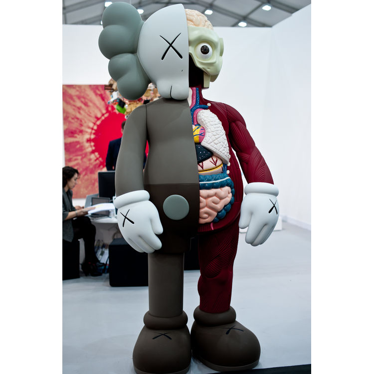 8-foot Brown Dissected Companion by Kaws (Brian Donnelly)