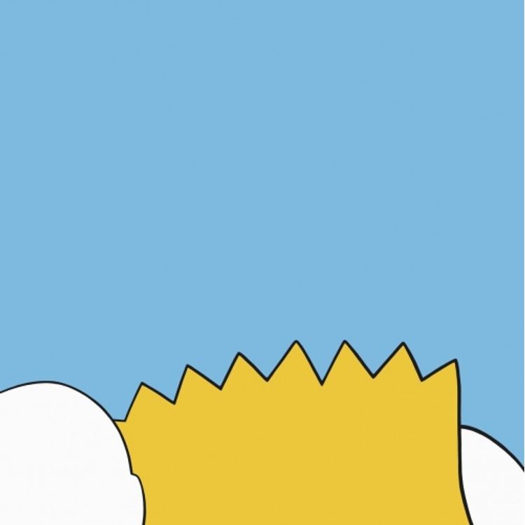 Small B Landscape (Bart) (2001) by Kaws (Brian Donnelly)