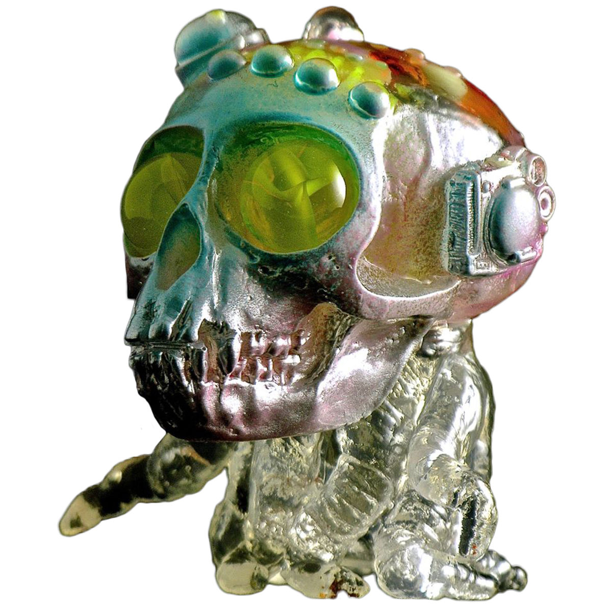Pink and Blue Skulloctopus