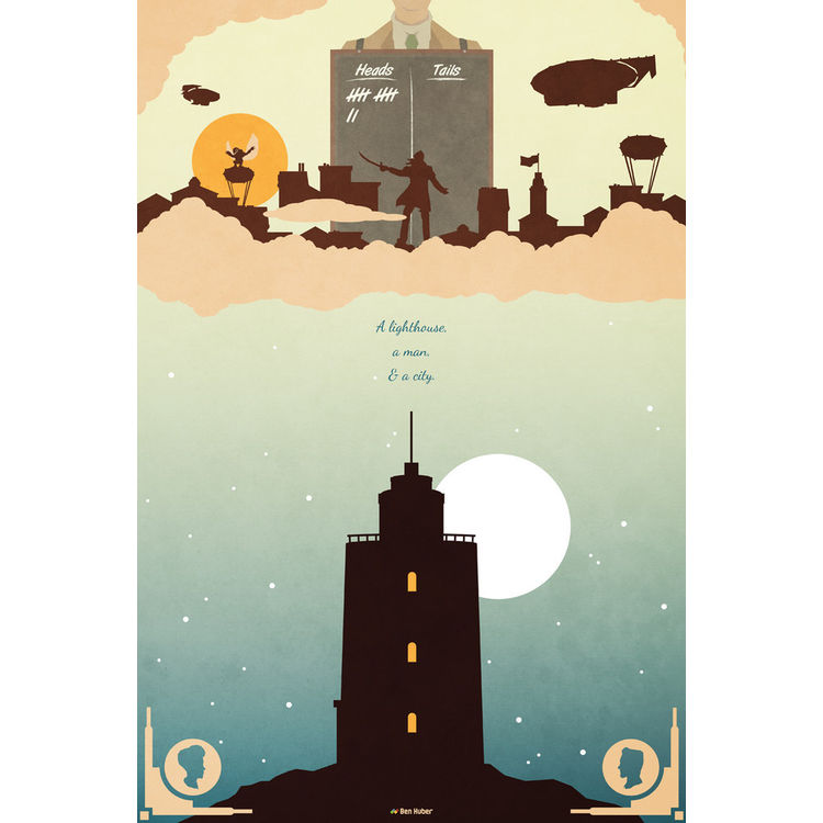 A Lighthouse, A Man and A City by Ben Huber