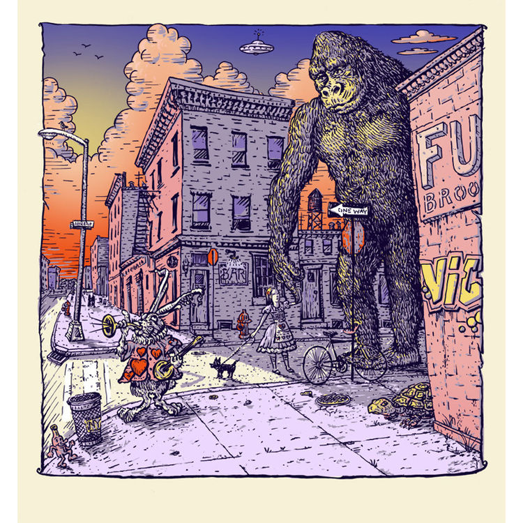 Brooklyn at Dusk by David Welker