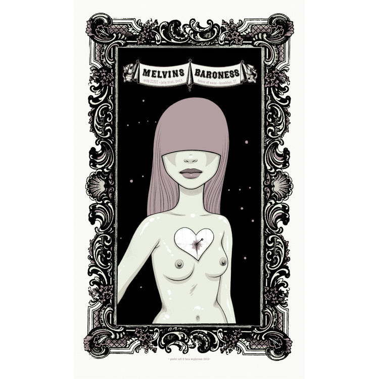 Melvins, Baroness by Tara McPherson