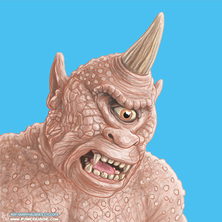 Ray Harryhausen's Cyclops by PJ Mcquade