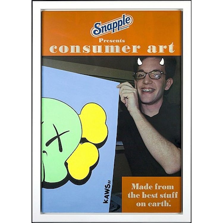 Untitled (Snapple) (2007) by Kaws (Brian Donnelly)