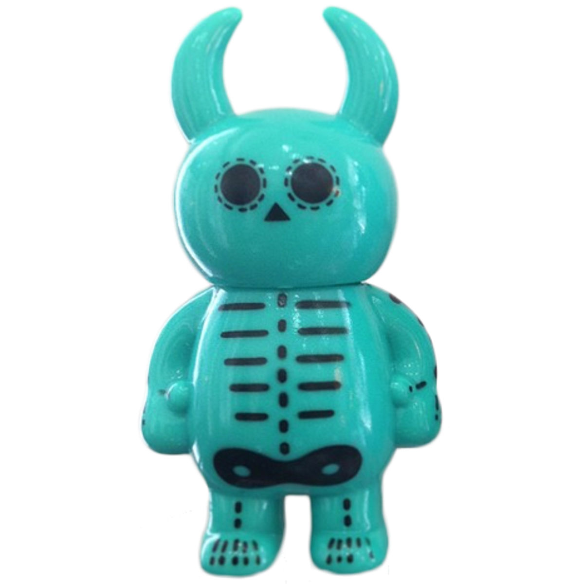 Skeleton Uamou - Teal w/ Black Eyes