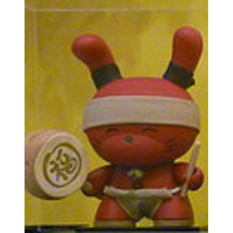 Lucky Taiko (red) by Huck Gee