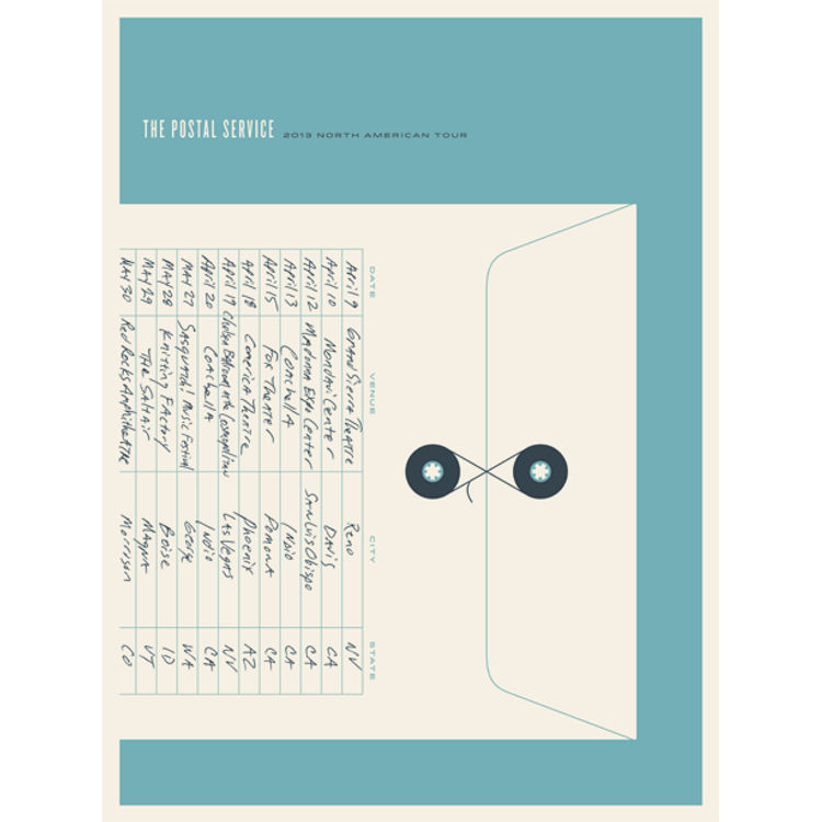 The Postal Service - Tour 1 by The Small Stakes (Jason Munn)